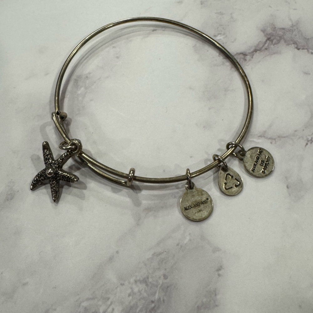 Alex and Ani Starfish Charm Bracelet